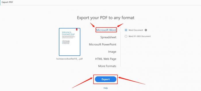 copy PDF to Word_Adobe_step 3